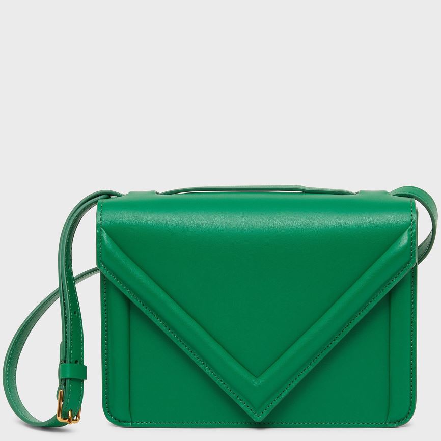 Women\'s Mansur Gavriel M Frame Box Crossbody Bags Green | AU 824MIL